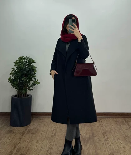 پالتو بلند آستردار آرالیا