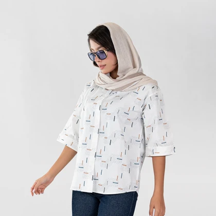 شومیز آستین سه ربع زنانه