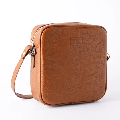 کیف چرم مردانه دوشی ساده