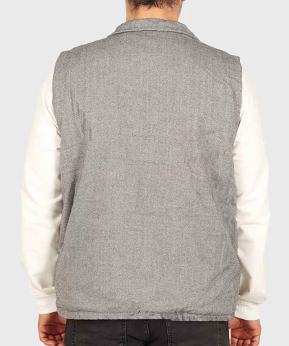 پافر مردانه طرحدار طوسی 2250