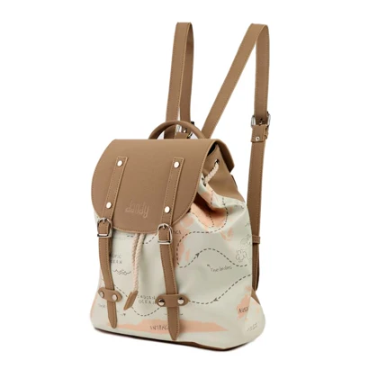 کوله پشتی دندی طرح Travel کوله زنانه طرح تراول دندی