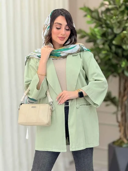 مانتو دو دکمه امیلیا