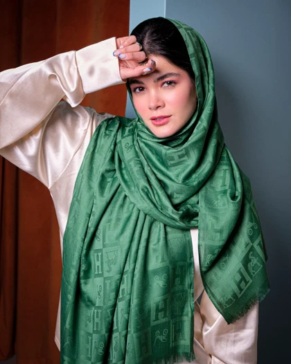شال ابریشم ژاکارد هرمس 20210