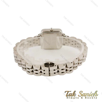 ساعت دنیل ولینگتون زنانه مربعی نقره ای صفحه مشکی DW-4475-L
