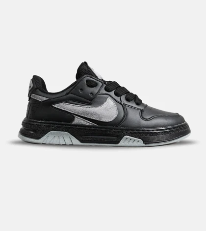 کفش کتانی مردانه و زنانه مشکی طوسی نایک NIKE AIR FORCE