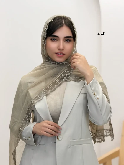 6494-شال حریر ژیوا