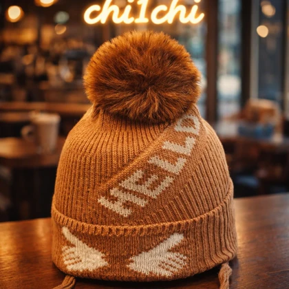 کلاه بافت HEllo