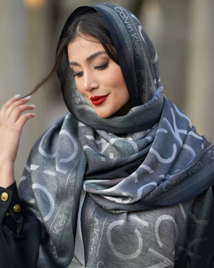 شال نخ ابریشم طیفی CK 20544