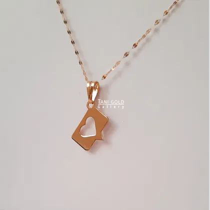 آویز قلب توخالی لیزری-کد 226