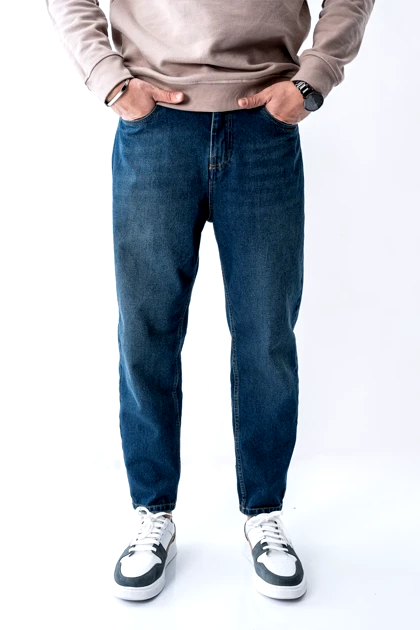 شلوار جین مام فیت مردانه