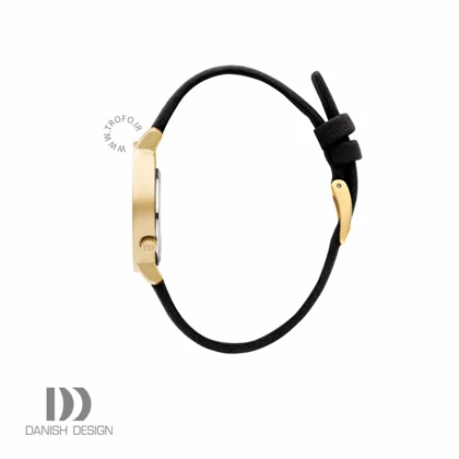 ساعت مچی عقربه ای زنانه دنیش دیزاین (Danish design) مدل IV15Q1271 Pico Black Gold