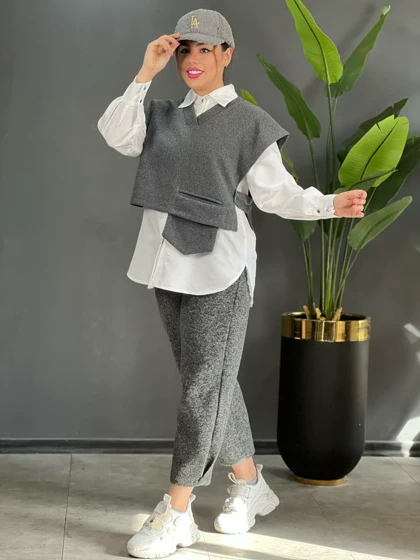 ست بلیز و ژیله روناک کد 1585