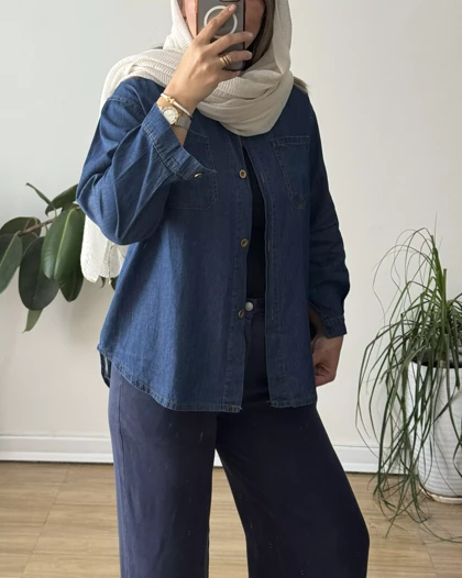 مانتو جین کاغذی