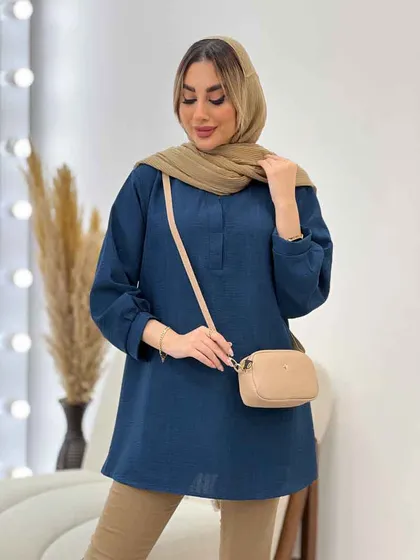 مانتو جلو بسته یقه دیپلمات