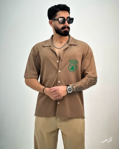 پیراهن مردانه مراکشی سایه_کد4342