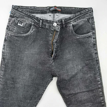 شلوار جین زغالی بزرگ مردانه DENIM