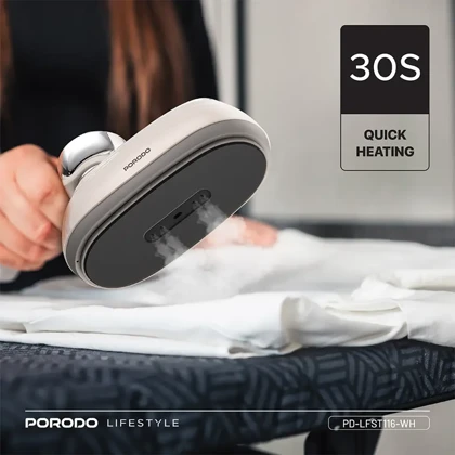 اتو بخار پورودو Porodo مدل PDLFST116WH توان 1200 وات با دماسنج