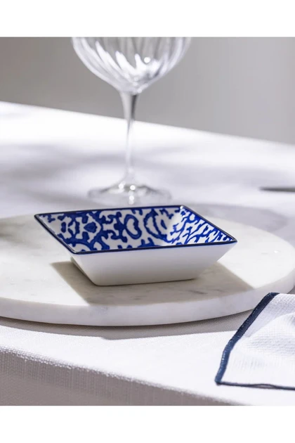 بشقاب سرو Madame Coco مدل Reve Bleu Freya Bone China