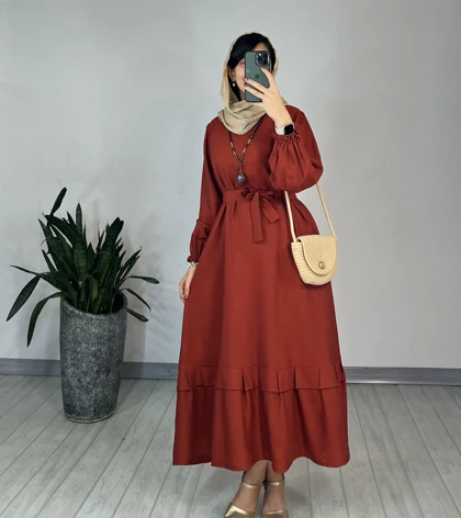 پیراهن مانتویی دل آرا 2