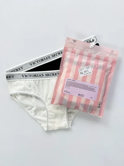 شورت اسلیپ زنانه نخ پنبه کمر کش شاین بسته 2 عددی ویکتوریا سکرت Victoria's Secret