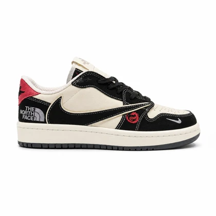 کفش و کتانی مردانه مدل نایک ترویس NIKE TRAVIS رنگ کرم مشکی کد 30061