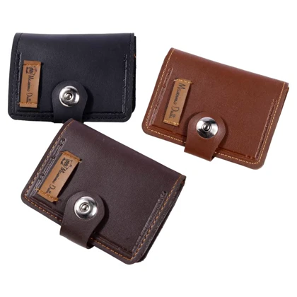 جاکارتی چرمی مدل Massimo Dutti