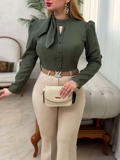 شومیز مازراتی پاپیونی 3723