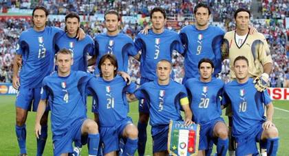 لباس اول تیم ملی ایتالیا جام جهانی 2006 (مشابه اورجینال)