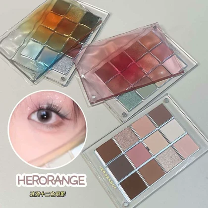 پالت سایه 12 رنگ HERORANGE – مدل مگنتی