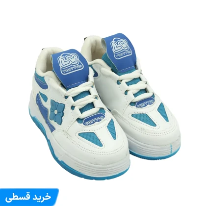 کتانی بچه گانه بند دار دو رنگ