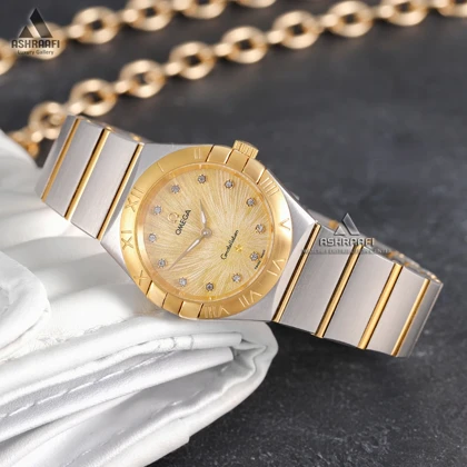 ساعت امگا کانسلیشن صفحه طلایی Omega Constellation 1847-G