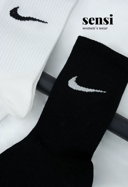 جوراب نایک نیم ساق کش کد1000051