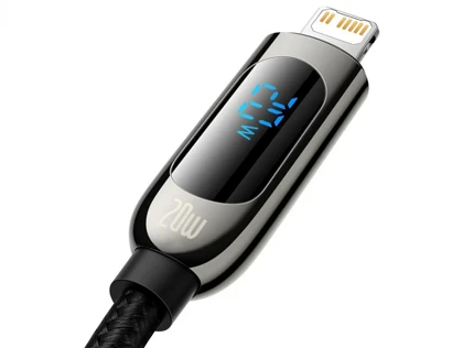 کابل شارژ لایتنینگ به تایپ سی 20 وات بیسوس Baseus Display Fast Charging Data Cable 2m CATLSK-A01