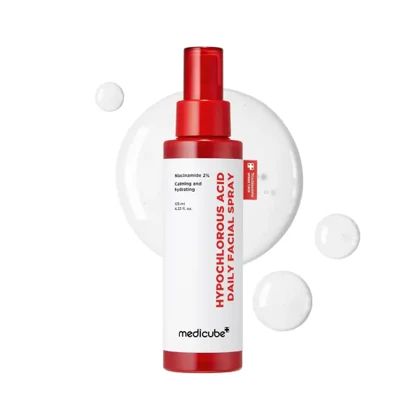 اسپری صورت هیپوکلروس اسید مدیکیوب Hypochlorous Acid Daily Facial Spray