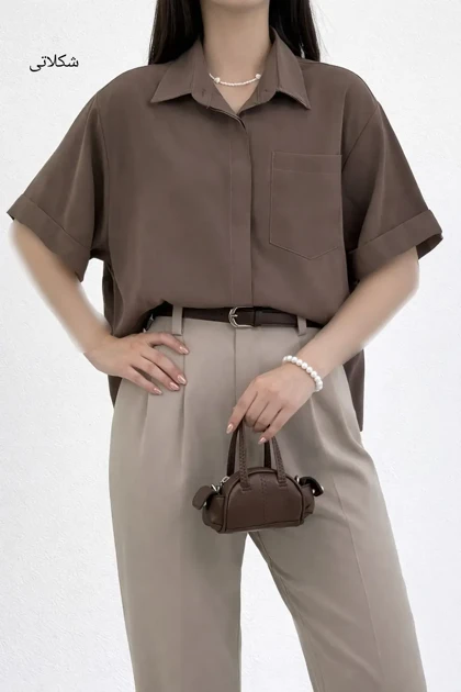 شومیز سیلک ابریشم فرخنده