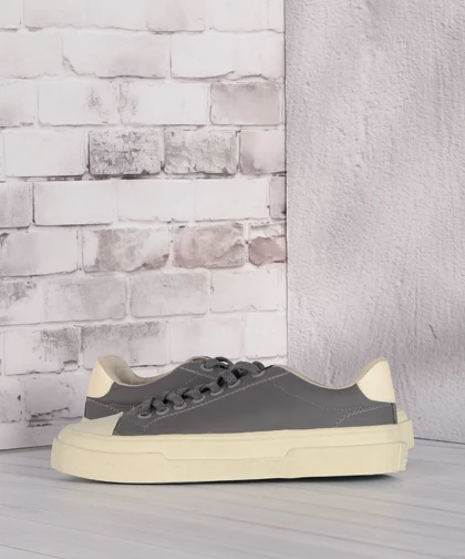 کفش ونس کژوال و طوسی تیره کد 0052