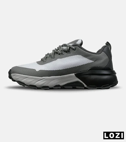 کفش کتانی طبی ورزشی طوسی سفید SKECHERS max protect مدل 8560