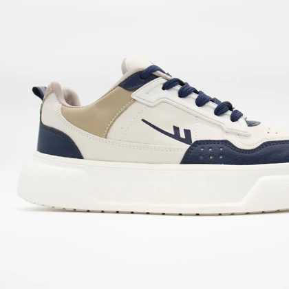 کتانی واریو کرم سرمه ای کد 6712