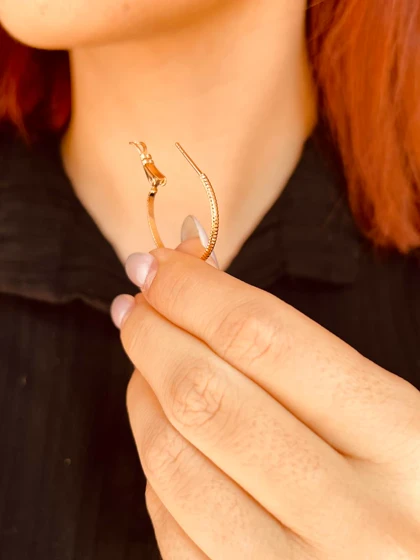 گوشکاره حلقه‌ای طرح طلا ژوپینگ X38