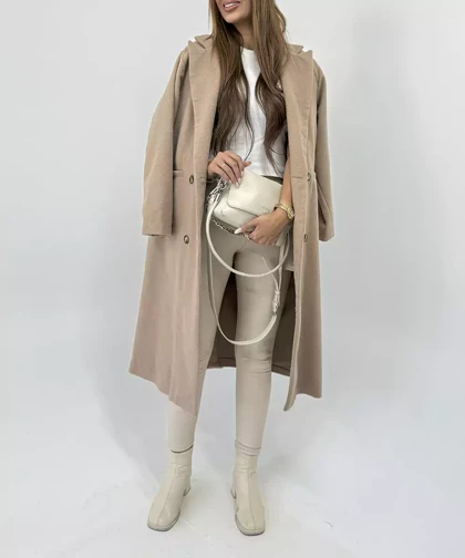 ترنچ کت چهار دکمه کد Pl006 برند ردا