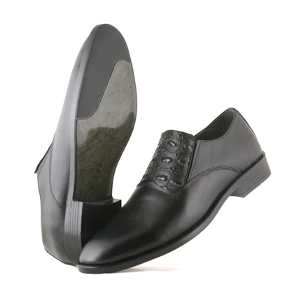 کفش رسمی مردانه چرم یلسان مدل آتاش کد 558-GAN