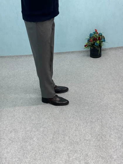 شلوار پارچه‌ای مردانه _ پارچه جکوار دو برکش قواره کلاسیک