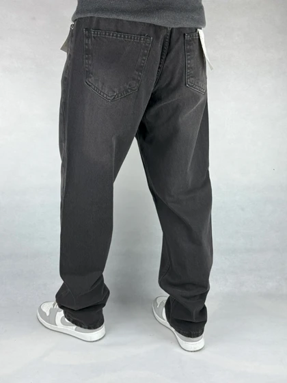 شلوار بگ فیت مردانه ذغالی 148