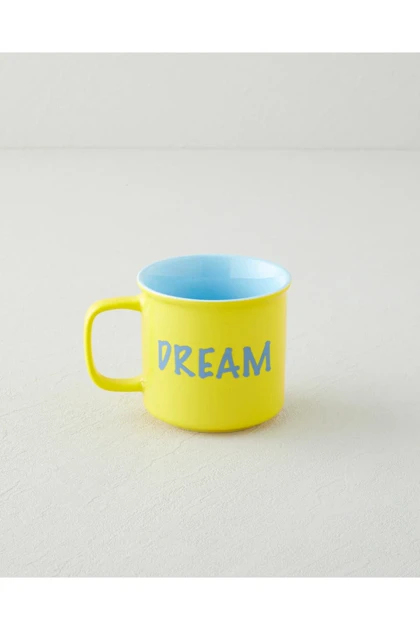 ماگ سرامیکی English Home مدل Cheer and Dream - زرد