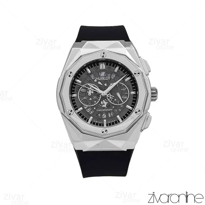 ساعت هابلوت مردانه کلاسیک فیوژن سیلور مشکی صفحه اسکلتون 106790