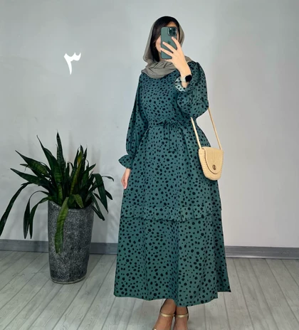 پیراهن مانتویی شکوفه 6