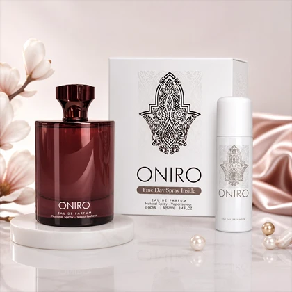 خرید ادکلن Oniro ادوپرفیوم 100 میل با اسپری دئودورانت