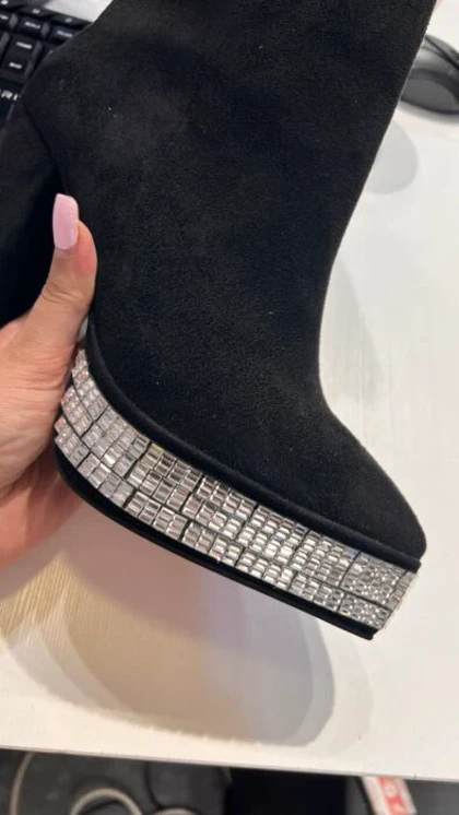 بوت لژدار دور نگین کد 571