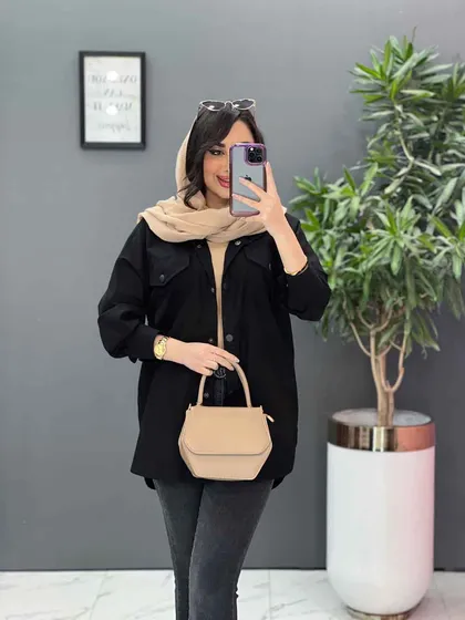 مانتو شومیزی جیب پاکتی