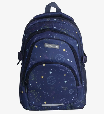 کوله پشتی مدرسه طرح دار مدل space
